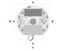 Puch Electrisch Ontsteking compleet 6V/17W Ontsteking model Bosch rechtsdraaiend 6V 17W Puch Maxi / E50